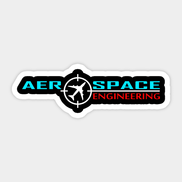 aerospace engineer, airplane aeronautical engineer design Sticker by PrisDesign99